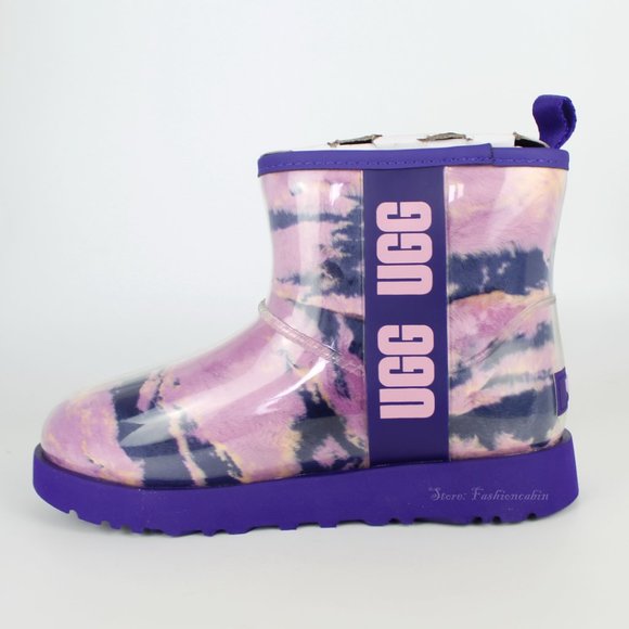 NEW UGG Classic Clear Mini Marble Boot– Waterproof Winter Fashion - Picture 6 of 11